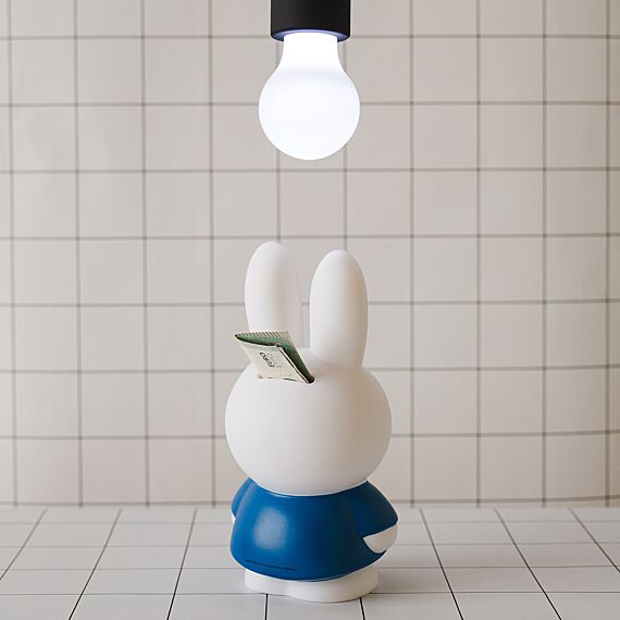 NIJNTJE BLAUW SPAARPOT | H19 Ø10 CM - Spaarpotten AP Junior - In den Olifant