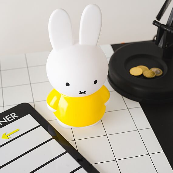 NIJNTJE GEEL SPAARPOT | H19 Ø10 CM - Spaarpotten AP Junior - In den Olifant