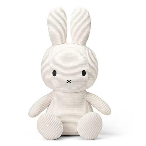 Nijntje Knuffel Konijn Corduroy Offwhite - 50 cm - XL Knuffels Bon Ton Toys - In den Olifant