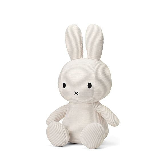 Nijntje Knuffel Konijn Corduroy Offwhite - 50 cm - XL Knuffels Bon Ton Toys - In den Olifant