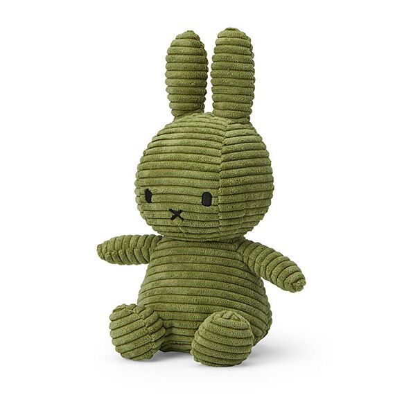 Nijntje Knuffel Konijn Corduroy Olive Green - 23 cm - Konijnen Bon Ton Toys - In den Olifant