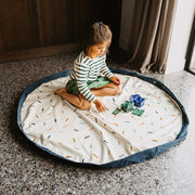 Noomad opbergtas en speeltapijt - Confetti - Opbergers Play&go - In den Olifant