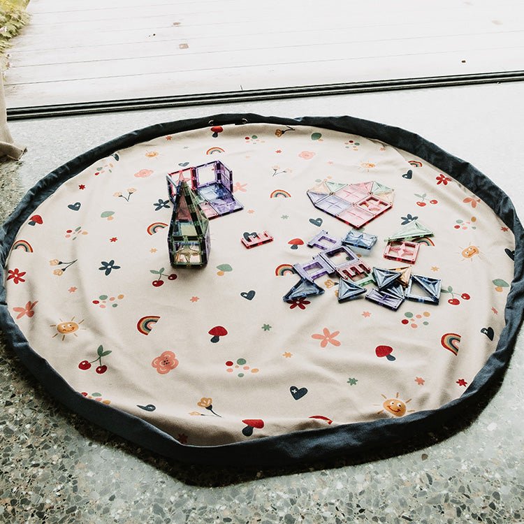 Noomad opbergzak en speelmat - Funny days - Opbergers Play&go - In den Olifant