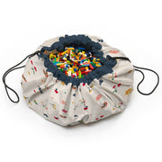 Noomad opbergzak en speelmat - Funny days - Opbergers Play&go - In den Olifant