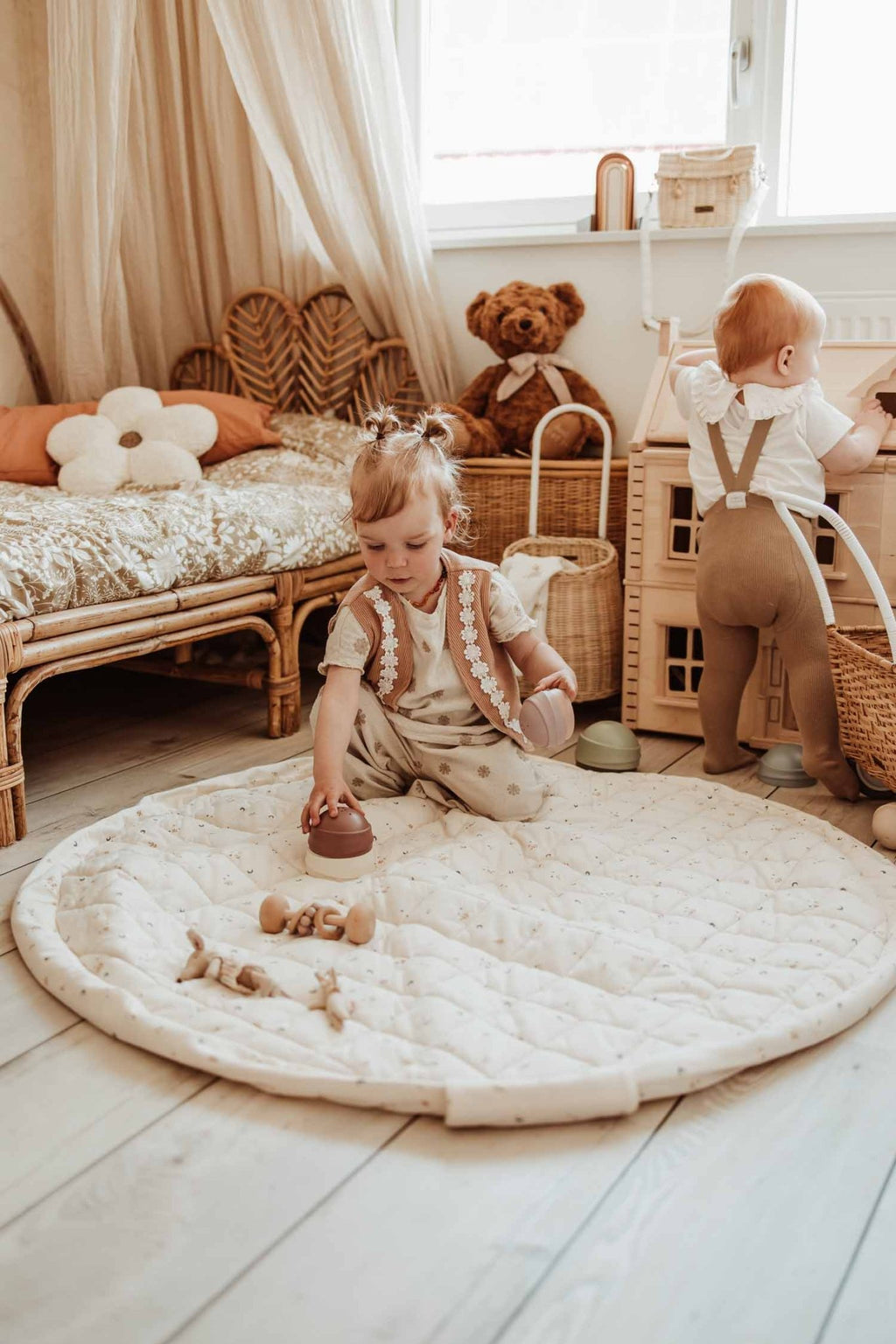 Noomad opbergzak en speelmat - Soft - Moon - Opbergers Play&go - In den Olifant