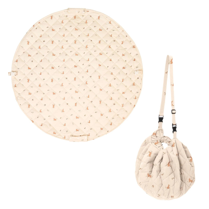 Noomad opbergzak en speelmat - Soft - Rabbit - Opbergers Play&go - In den Olifant
