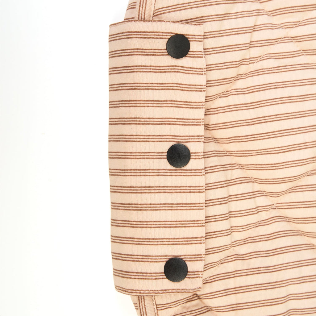 Noomad opbergzak en speelmat - Soft Stripes Brown - Opbergers Play&go - In den Olifant