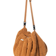 Noomad opbergzak en speelmat - Soft Teddy Brown - Opbergers Play&go - In den Olifant