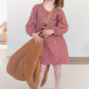 Noomad opbergzak en speelmat - Soft Teddy Brown - Opbergers Play&go - In den Olifant