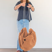 Noomad opbergzak en speelmat - Soft Teddy Brown - Opbergers Play&go - In den Olifant