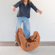 Noomad opbergzak en speelmat - Soft Teddy Brown - Opbergers Play&go - In den Olifant