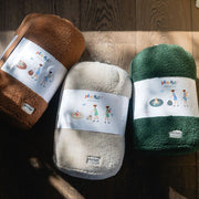 Noomad opbergzak en speelmat - Soft Teddy Green - Opbergers Play&go - In den Olifant