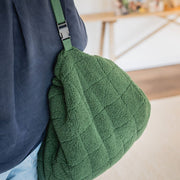 Noomad opbergzak en speelmat - Soft Teddy Green - Opbergers Play&go - In den Olifant