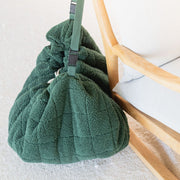 Noomad opbergzak en speelmat - Soft Teddy Green - Opbergers Play&go - In den Olifant
