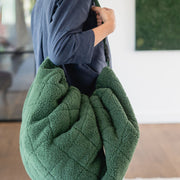 Noomad opbergzak en speelmat - Soft Teddy Green - Opbergers Play&go - In den Olifant