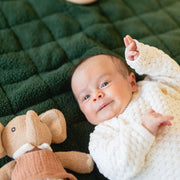 Noomad opbergzak en speelmat - Soft Teddy Green - Opbergers Play&go - In den Olifant