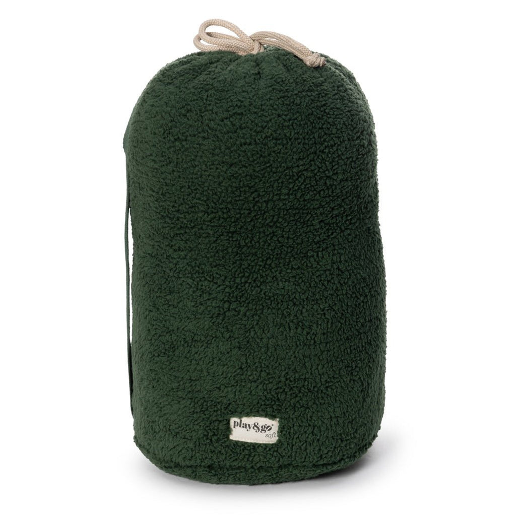 Noomad opbergzak en speelmat - Soft Teddy Green - Opbergers Play&go - In den Olifant
