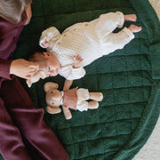 Noomad opbergzak en speelmat - Soft Teddy Green - Opbergers Play&go - In den Olifant