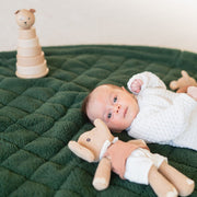 Noomad opbergzak en speelmat - Soft Teddy Green - Opbergers Play&go - In den Olifant
