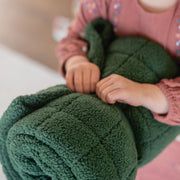 Noomad opbergzak en speelmat - Soft Teddy Green - Opbergers Play&go - In den Olifant