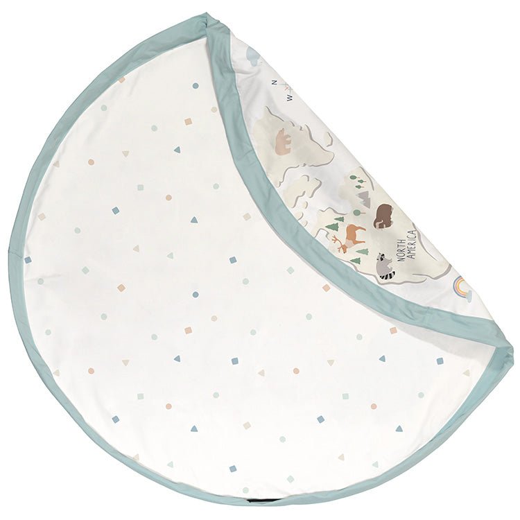 Noomad opbergzak en speelmat - Worldmap Colour - Opbergers Play&go - In den Olifant