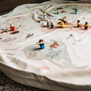 Noomad opbergzak en speelmat - Worldmap Colour - Opbergers Play&go - In den Olifant