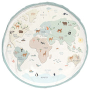 Noomad opbergzak en speelmat - Worldmap Colour - Opbergers Play&go - In den Olifant