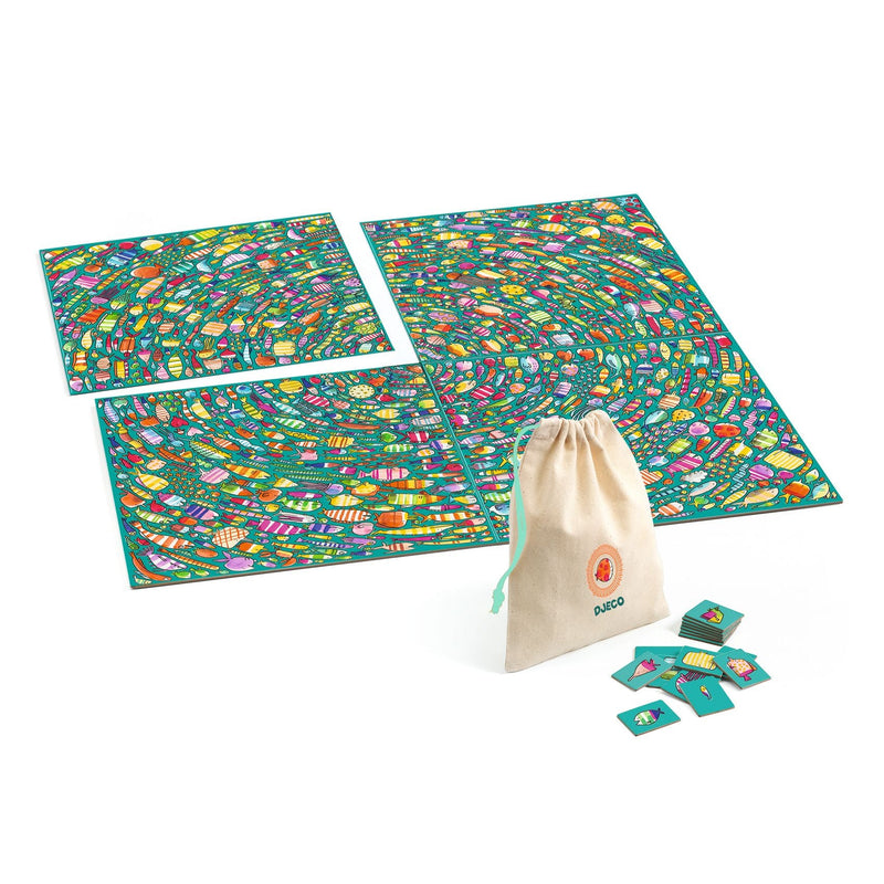 Observatie- en zoekspel Fishy-Fish - Bordspellen Djeco - In den Olifant