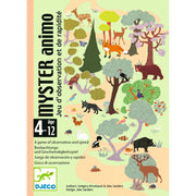 Observatiespel met kaarten - Myster animo - Kaartspellen Djeco - In den Olifant