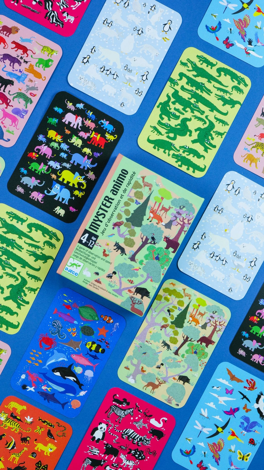 Observatiespel met kaarten - Myster animo - Kaartspellen Djeco - In den Olifant