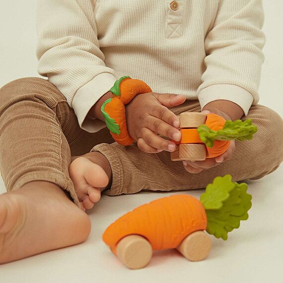 Speelgoedvoertuig | Cathy The Carrot Baby Car Toy