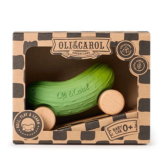 Speelgoedvoertuig | Pepino The Cucumber Baby Car Toy