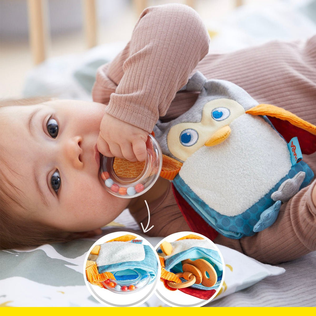 Ontdekkersdoekje Uil - Activiteitenspeelgoed Haba - In den Olifant