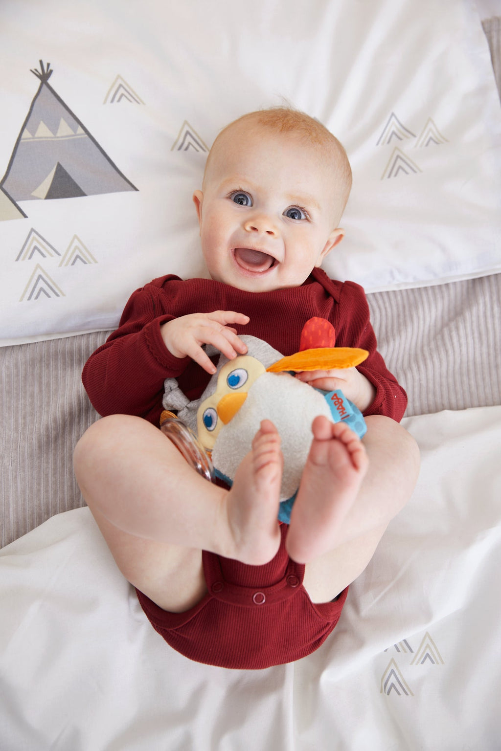 Ontdekkersdoekje Uil - Activiteitenspeelgoed Haba - In den Olifant