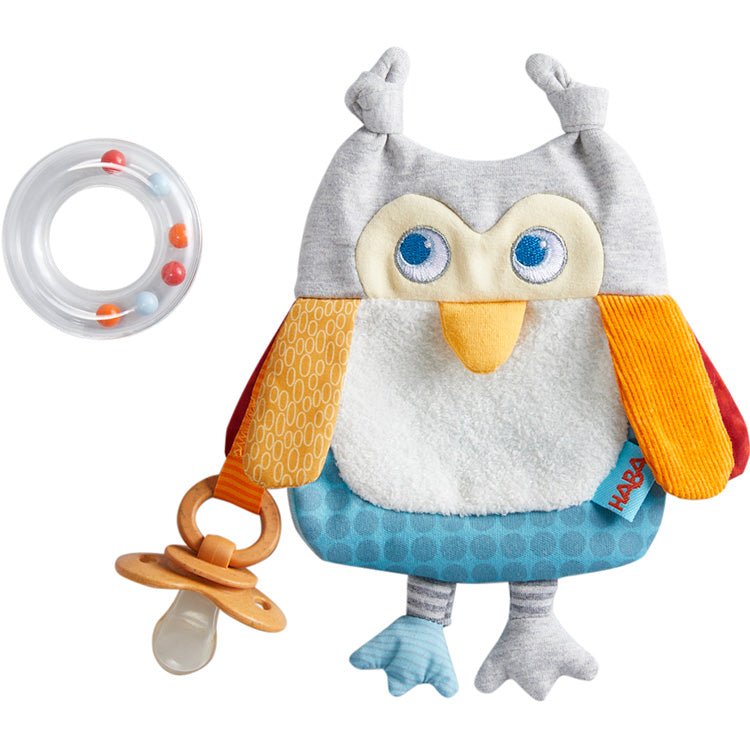 Ontdekkersdoekje Uil - Activiteitenspeelgoed Haba - In den Olifant