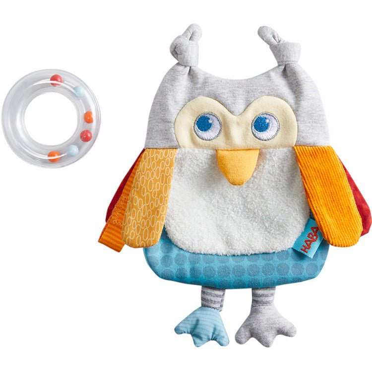 Ontdekkersdoekje Uil - Activiteitenspeelgoed Haba - In den Olifant