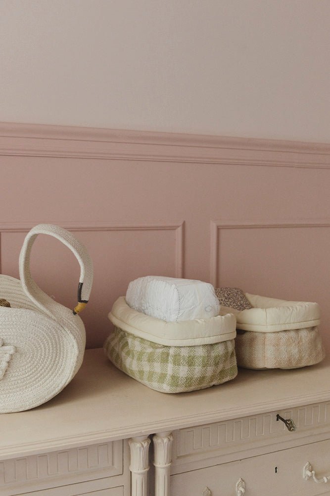 Opbergmand Swan - 55 x 25 x 29 cm - Opbergmanden Lorena Canals - In den Olifant