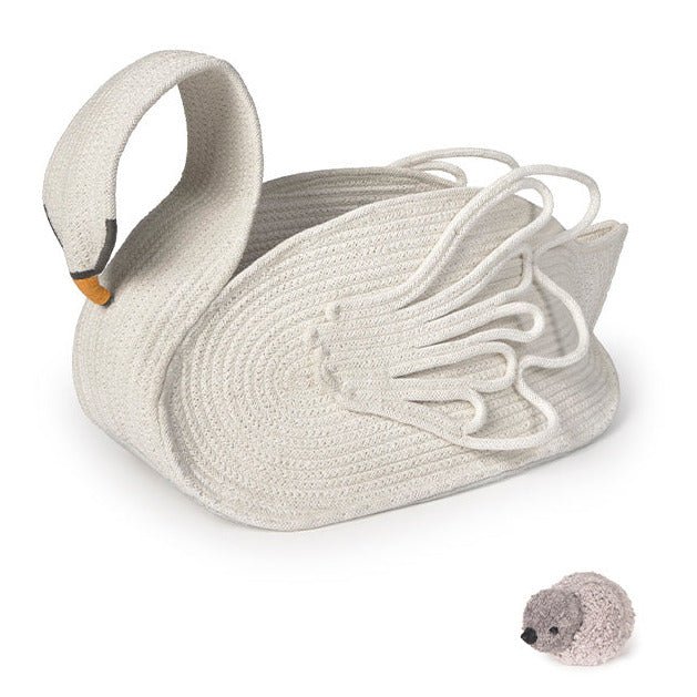 Opbergmand Swan - 55 x 25 x 29 cm - Opbergmanden Lorena Canals - In den Olifant