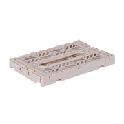 Opbergmandje Minibox Foldable Crate Coconut Milk - 26,5 x 17 x 10,5 cm - Opbergers Aykasa - In den Olifant