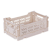 Opbergmandje Minibox Foldable Crate Coconut Milk - 26,5 x 17 x 10,5 cm - Opbergers Aykasa - In den Olifant