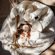 Opbergzak speelmat Noomad Soft Teddy Beige - Opbergers Play&go - In den Olifant