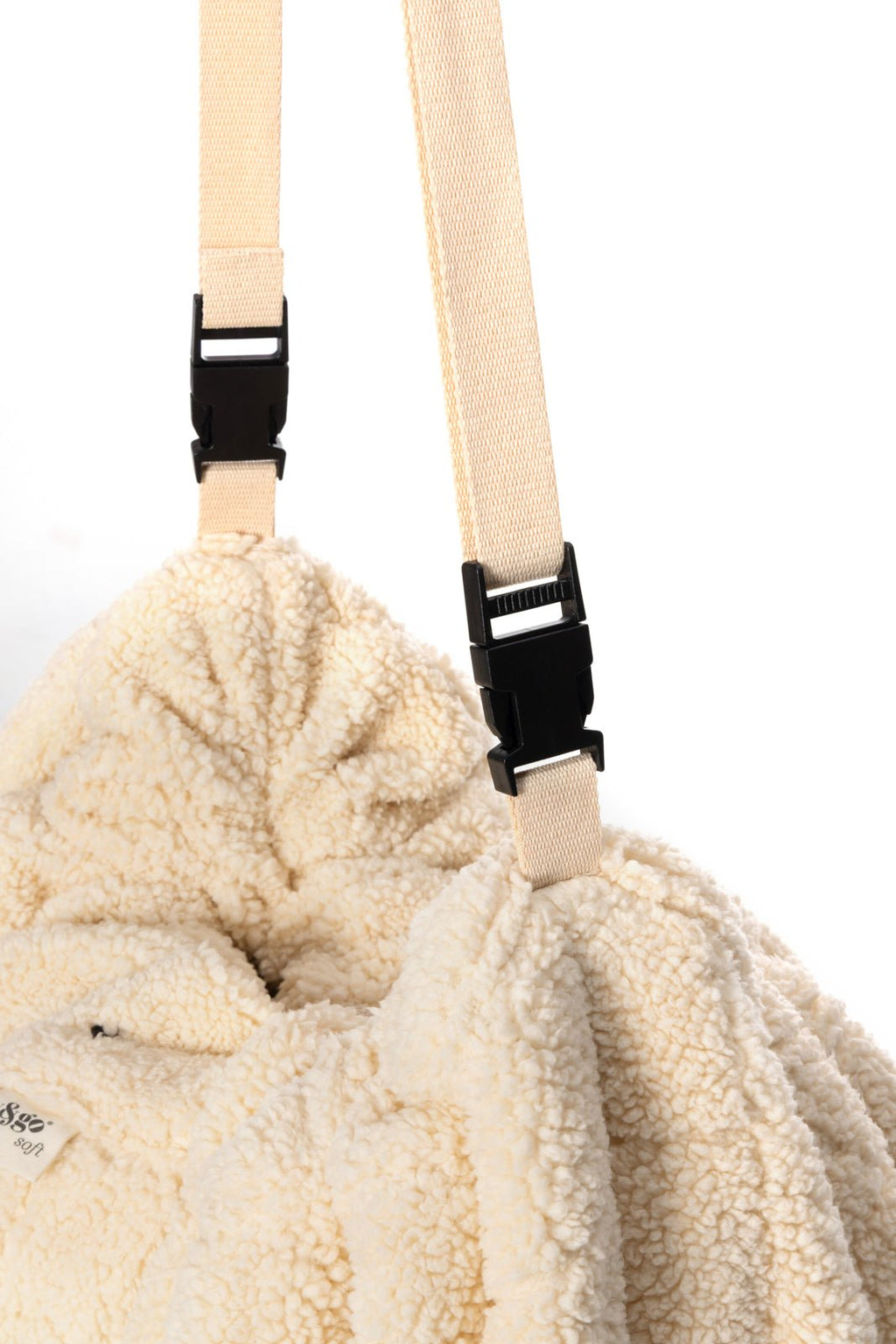 Opbergzak speelmat Noomad Soft Teddy Beige - Opbergers Play&go - In den Olifant