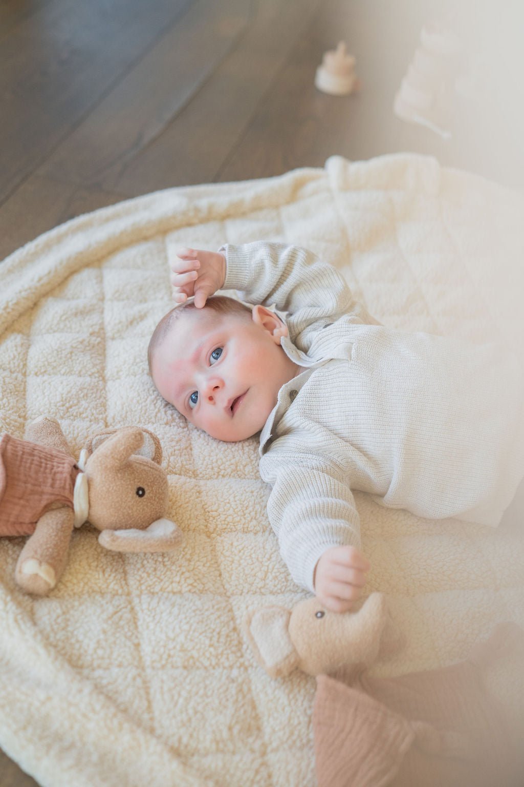 Opbergzak speelmat Noomad Soft Teddy Beige - Opbergers Play&go - In den Olifant