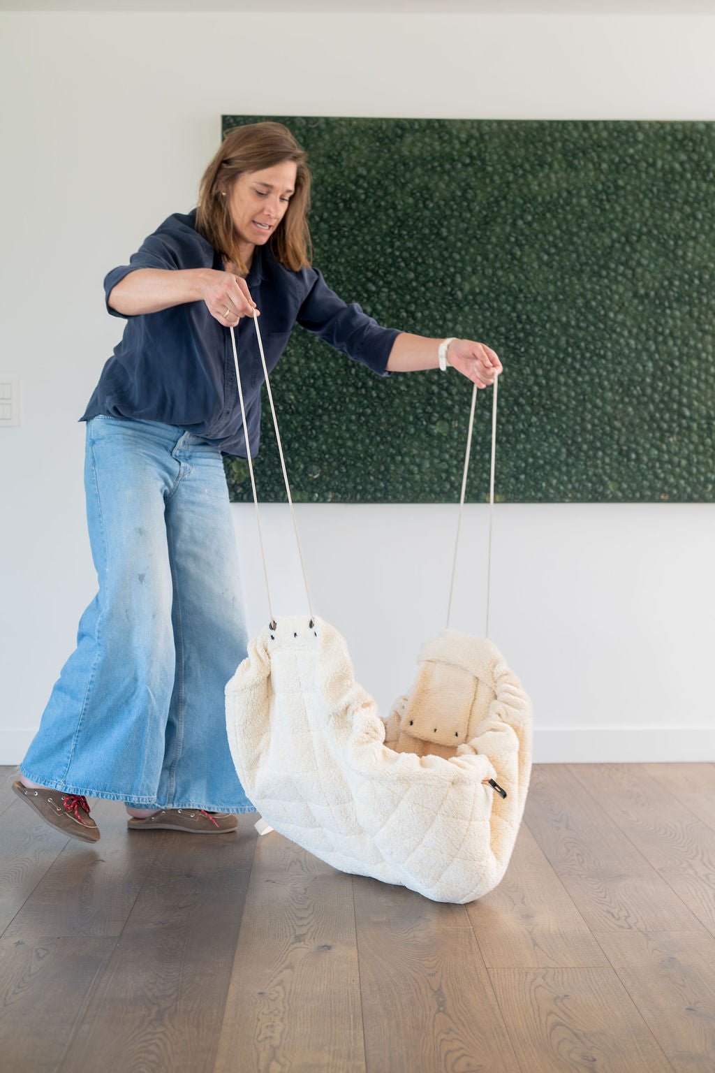 Opbergzak speelmat Noomad Soft Teddy Beige - Opbergers Play&go - In den Olifant
