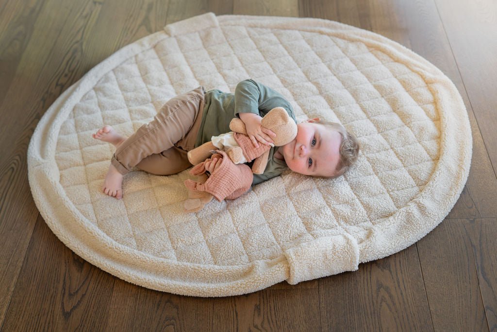 Opbergzak speelmat Noomad Soft Teddy Beige - Opbergers Play&go - In den Olifant