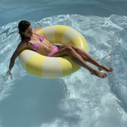 Opblaasbare zwemband Celine Pastel Yellow - 120 cm - Waterspeelgoed Petites Pommes - In den Olifant