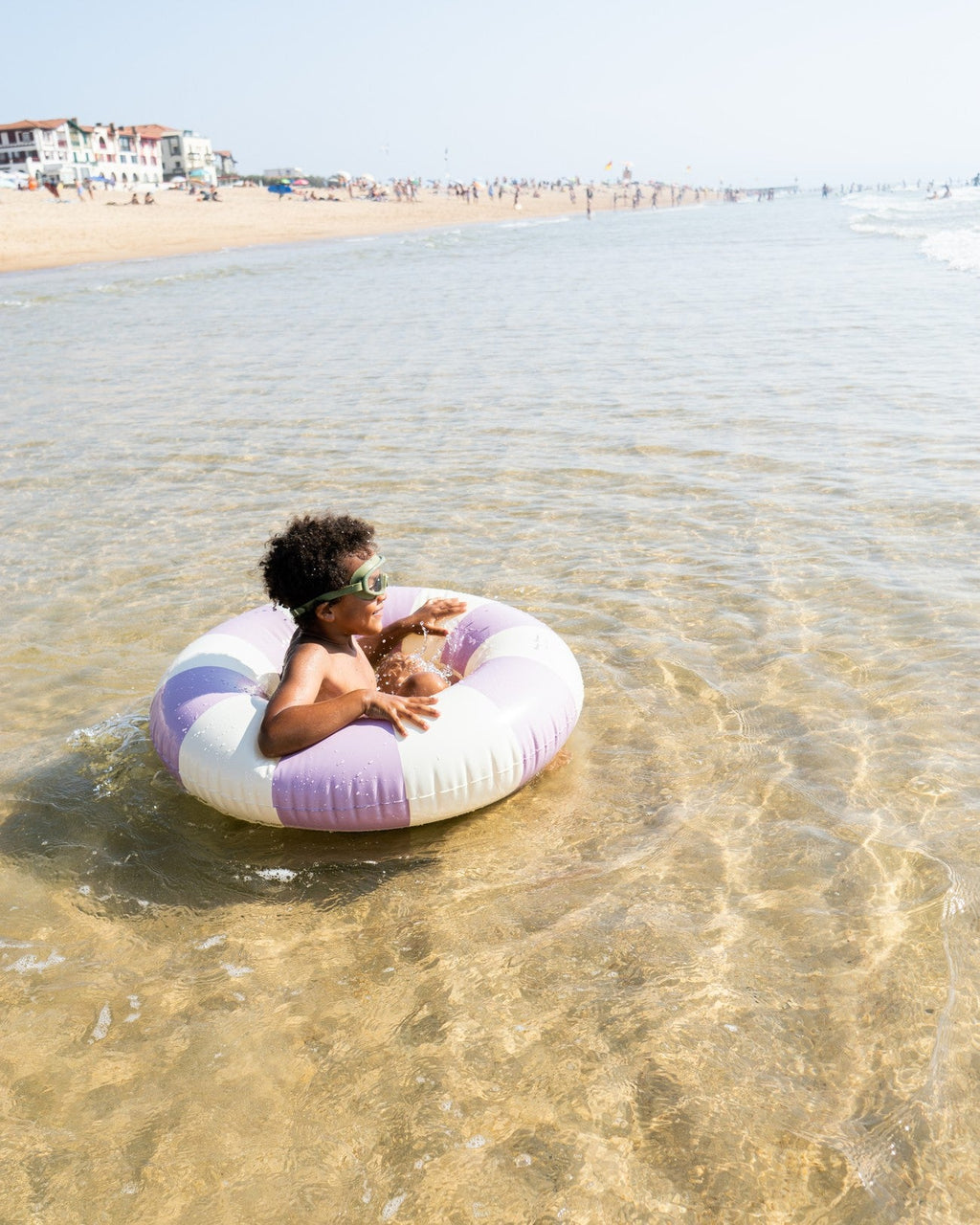 Opblaasbare zwemband Celine Violet - 120 cm - Waterspeelgoed Petites Pommes - In den Olifant