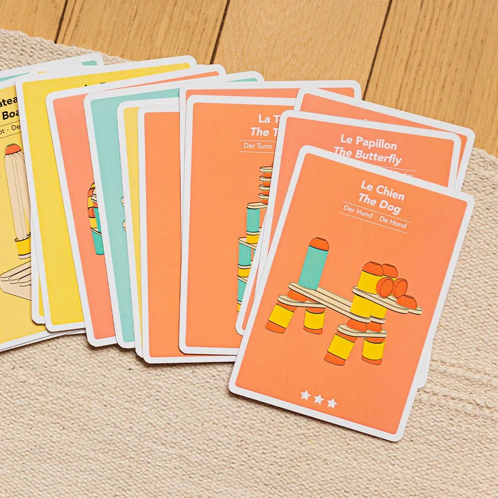 Oppi Stix Creative Cards - 24 voorbeeldkaarten - Open ended speelgoed Oppi - In den Olifant