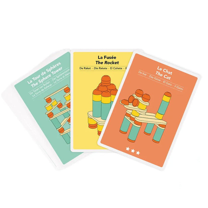 Oppi Stix Creative Cards - 24 voorbeeldkaarten - Open ended speelgoed Oppi - In den Olifant