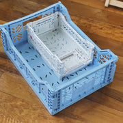 Opvouwbaar kratje Aykasa Midibox Foldable Crate Baby Blue - 40 x 30 x 15 cm - Opbergers Aykasa - In den Olifant